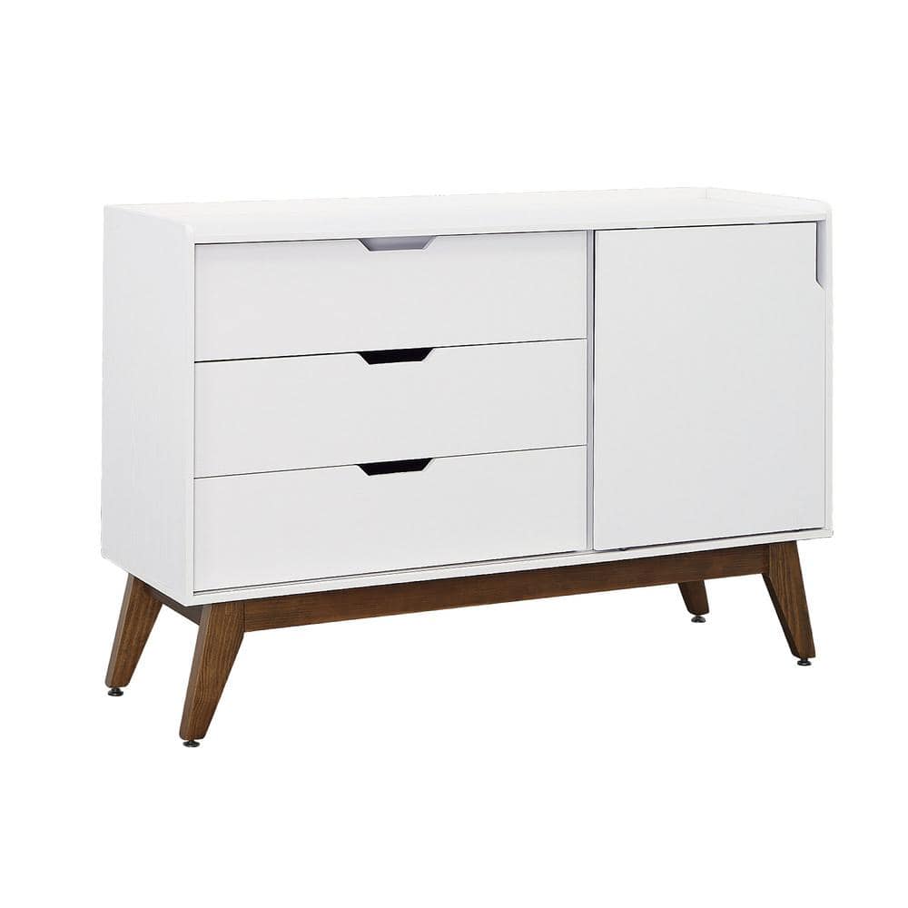 Saddie White 3-Drawer 47 in. Dresser