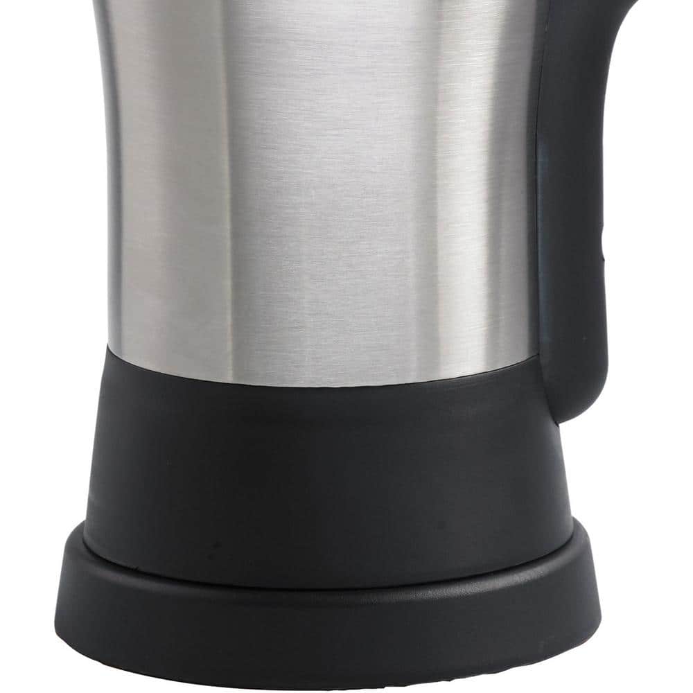 Brentwood 4-Cup Stainless Steel and Black Turkish Coffee Maker