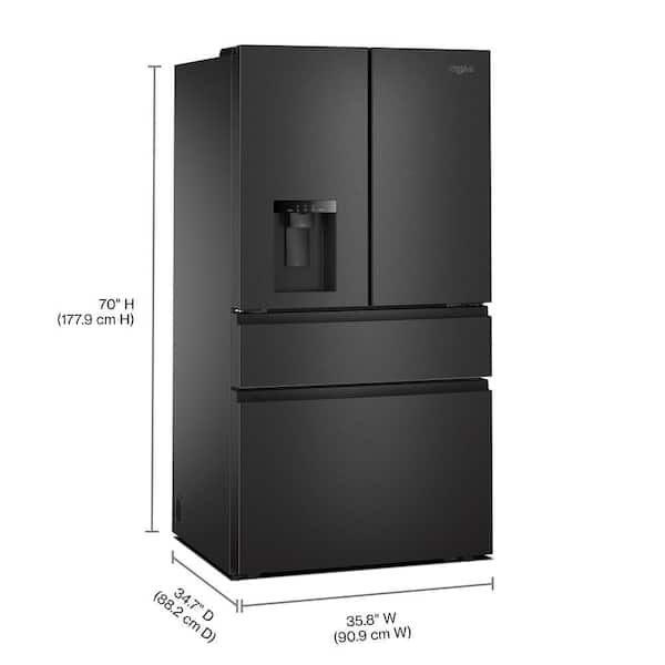Whirlpool 36 in. 29 cu. ft. Standard Depth French Door