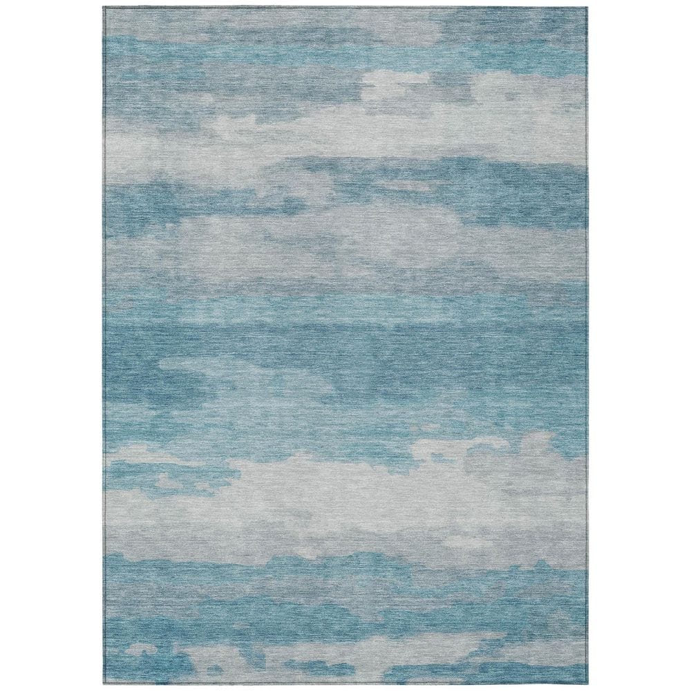 Chantille Machine Washable Indoor/Outdoor Abstract ACN2870 Sky 9 ft. x 12 ft. Area Rug price history on PriceWatchPro