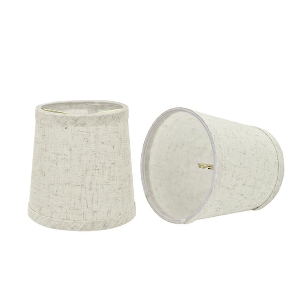Aspen Creative Corporation 5 in. x 5 in. Flaxen Hardback Empire Lamp Shade (2-Pack)