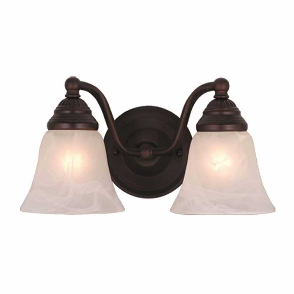 Stanford 13" Bronze Steel Dimmable Vanity Light