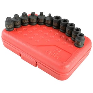 3/8 in. Drive Pipe Plug Socket Set (11-Piece)