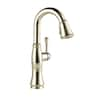 Delta Cassidy Single-handle Bar Faucet In Lumicoat Polished Nickel 9997 