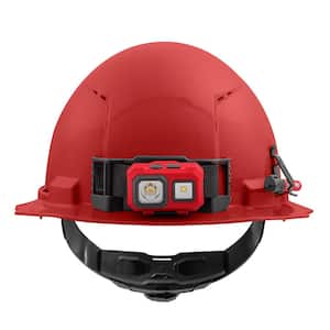 BOLT Red Type 1 Class C Full Brim Vented Hard Hat with 4-Point Ratcheting Suspension (10-Pack)