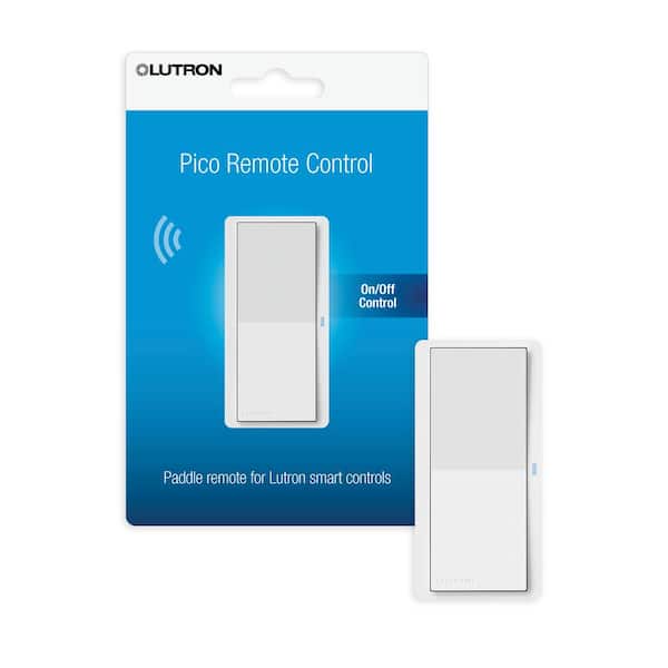 Lutron Pico Paddle Remote for On/Off Control of Caseta Smart Switches/Dimmers, White (PJ2-P2B-GWH)
