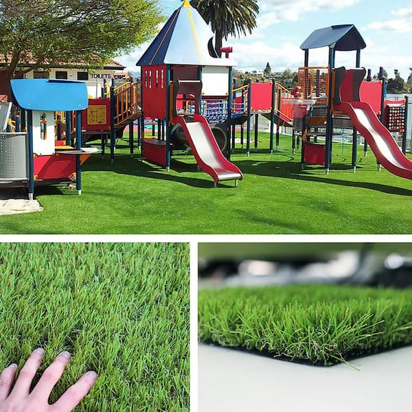 LITA Multipurpose 12 ft. x 100 ft. Green Artificial Grass Rug LT