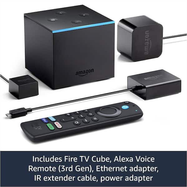 Amazon Fire TV Cube Hands-Free Streaming Device with Alexa 4K