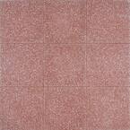 Raleigh Rose Square 16.14 in. x 16.14 in. Polished Terrazzo Floor and Wall Tile (3.61 sq. ft. / Case)