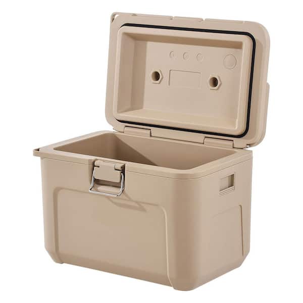 SVOPES 16.5 qt. Portable Cooler, Hard Cooler with Ice Retention, Heavy-Duty Handles & Cup Holder, Lightweight Insulated