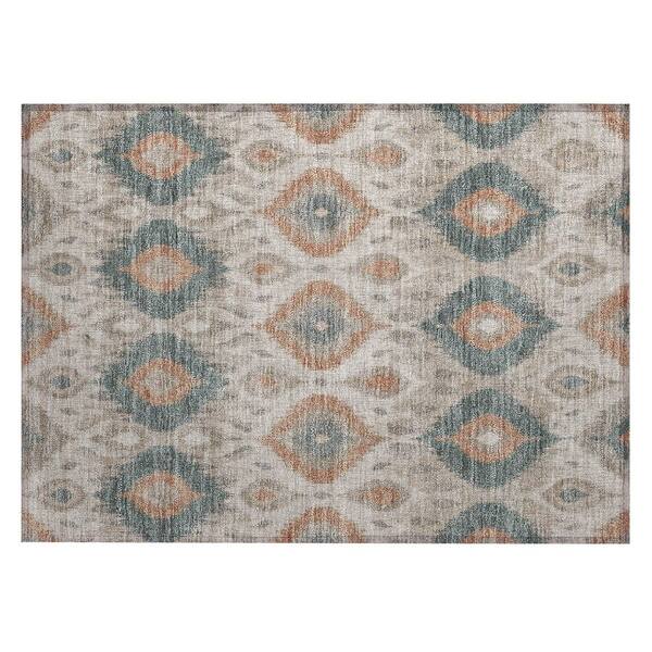 Chantille Machine Washable Indoor/Outdoor Abstract ACN3120 Taupe 2 ft. x 3 ft. Accent Rug