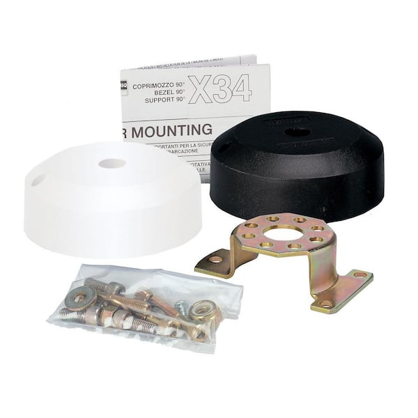 Uflex 90-Degree Mounting Bezel, Black