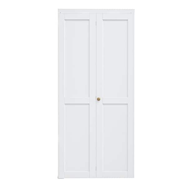 Krosswood Doors 36 in. x 80 in. Shaker 2-Panel Solid Core Primed