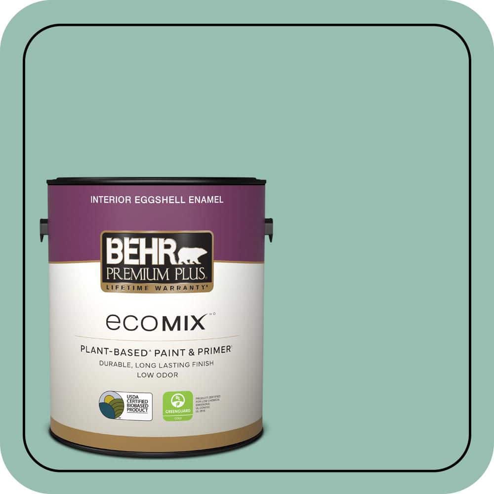 1 gal. #PPU12-07 Spring Stream Eggshell Enamel EcoMix Plant-Based Interior Paint & Primer price history on PriceWatchPro