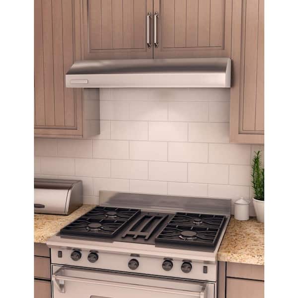 Dado 30 in. x 4.25 in. Stainless Steel Backsplash