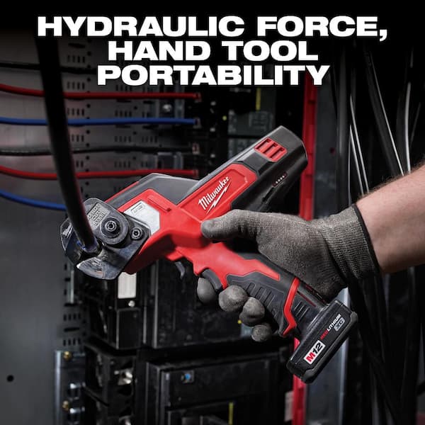 Milwaukee M12 12V Lithium-Ion Cordless 600 MCM Cable Cutter Kit