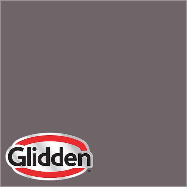 Glidden Premium 1 gal. #HDGCN59 Black Frosted Plum Flat Interior Paint with Primer