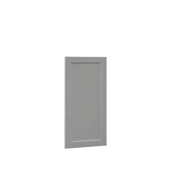 Hampton Bay Designer Series 0.75x30x15 in. Melvern Decorative End Panel in Heron Gray