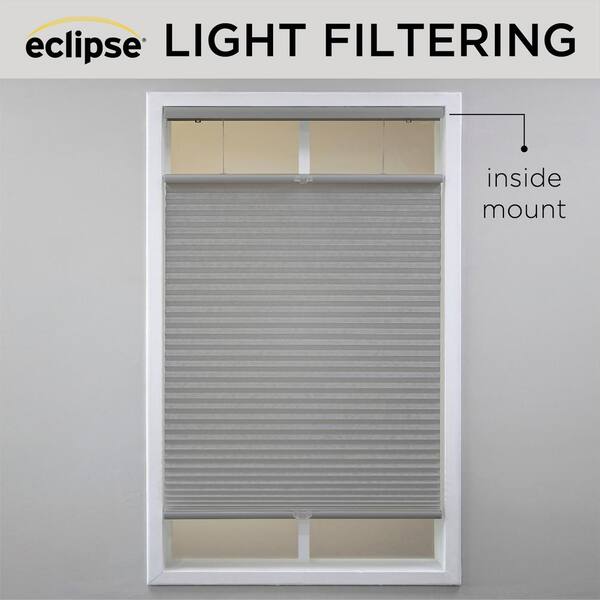 Eclipse Latte Cordless Light Filtering Polyester Top Down Bottom 