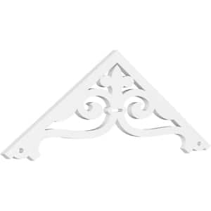 1 in. x 48 in. x 16 in. (8/12) Pitch Finley Gable Pediment Architectural Grade PVC Moulding