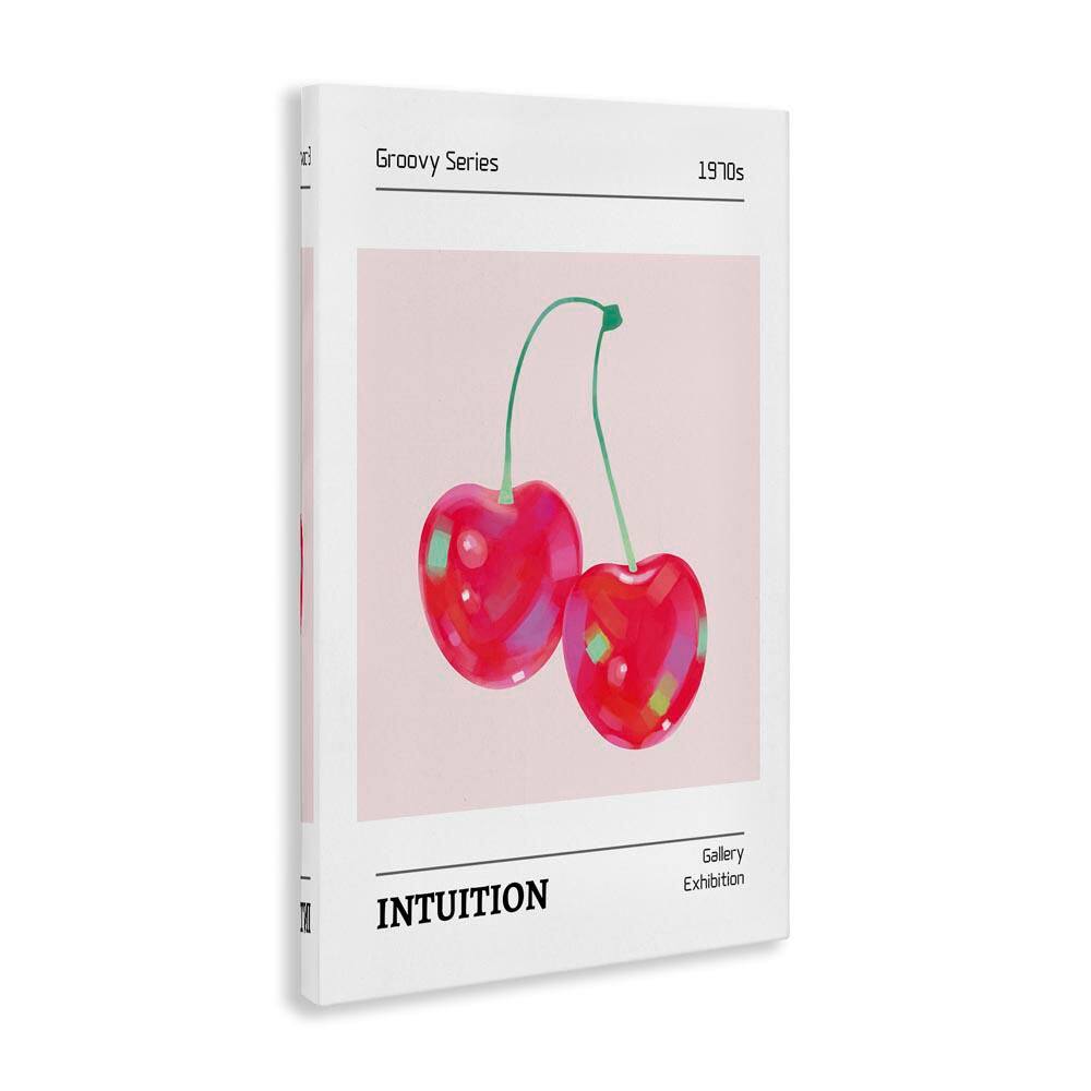 Intuition Phrase Cherries by LSR Design Studio Unframed Abstract Graphic Art Print 36 in. x 24 in. price history on PriceWatchPro