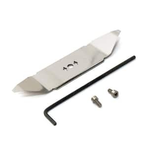 Replacement Blade for RX Series Robotic Lawn Mowers with Attachment Screws and Removal Tool Included (1 Blade)