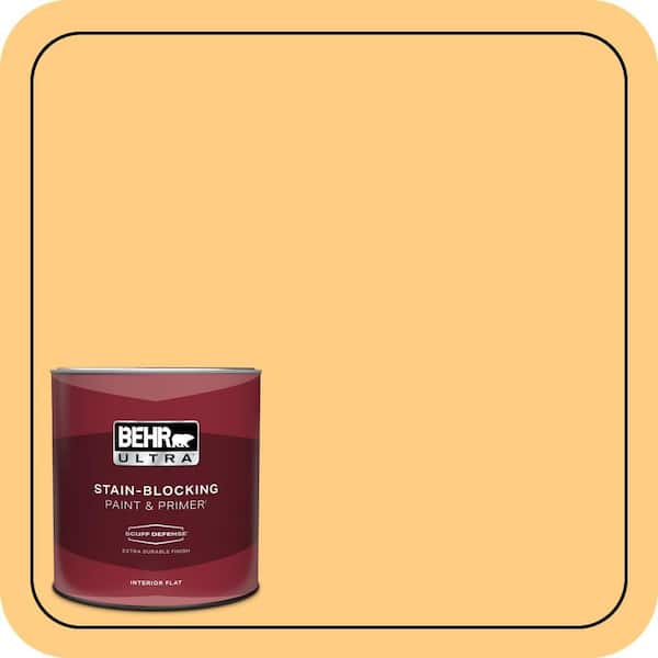 BEHR ULTRA 1 qt. #P250-4 Equatorial Extra Durable Flat Interior Paint & Primer