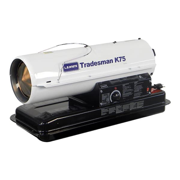 75,000 BTU Forced Air Portable Kerosene Heater