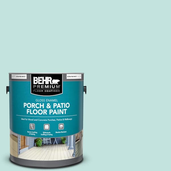 BEHR PREMIUM 1 gal. #M450-2 Tidewater Gloss Enamel Interior/Exterior Porch and Patio Floor Paint