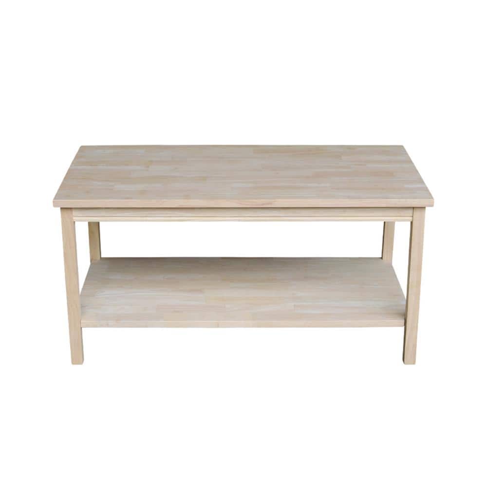 International Concepts Portman 36 in. Unfinished Medium Rectangle Wood