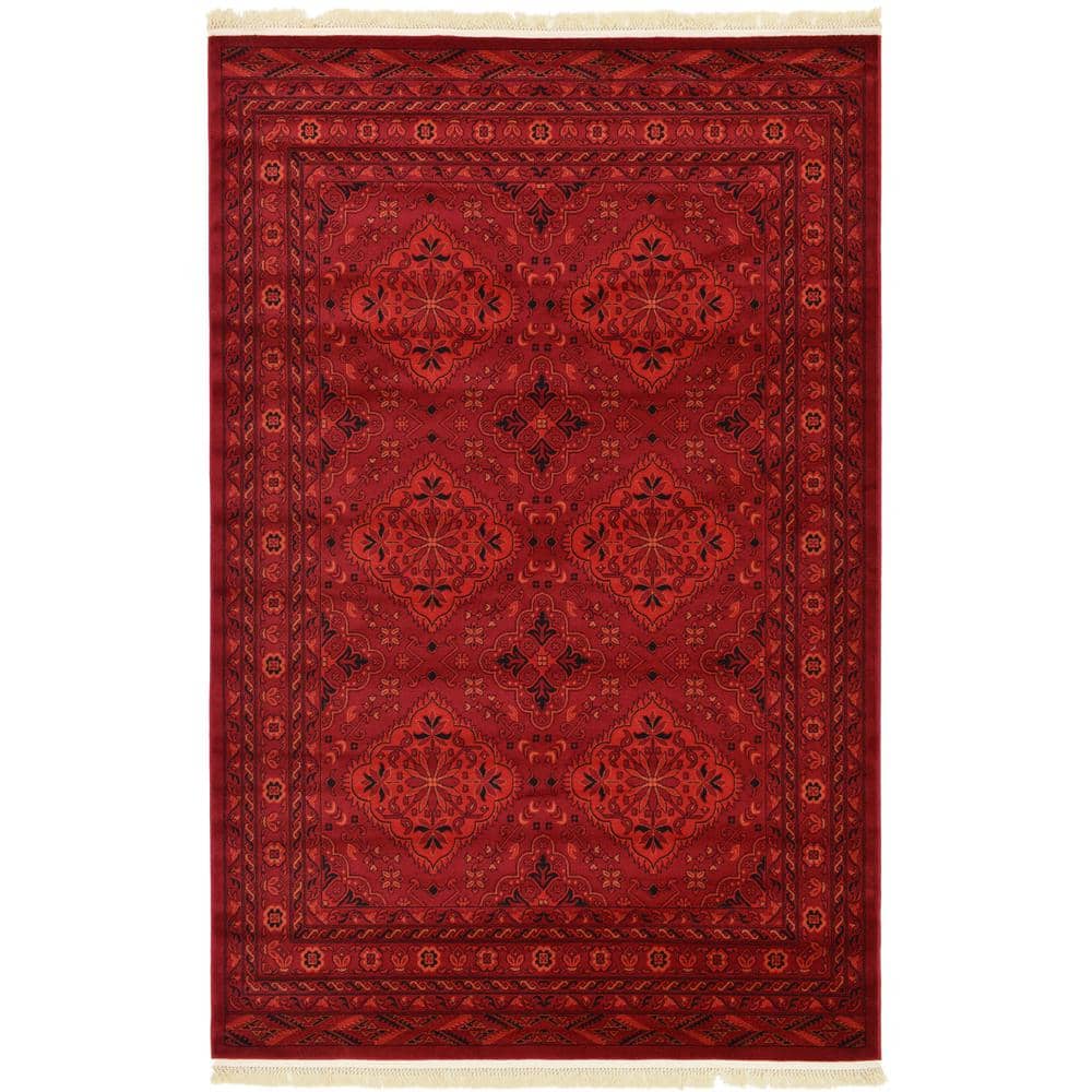 Tekke McKinley Red 6' 0 x 9' 0 Area Rug price history on PriceWatchPro