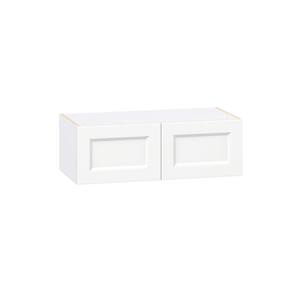 Laramie 30 in. W x 14 in. D x 10 in. H Assembled Wall Bridge Kitchen Cabinet in Painted Bright White