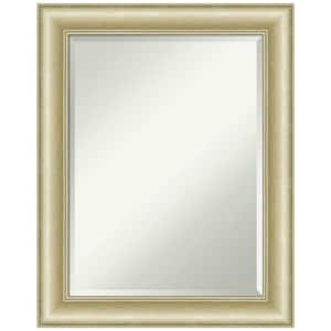 Textured Light Gold 23 in. H x 29 in. W Framed Wall Mirror