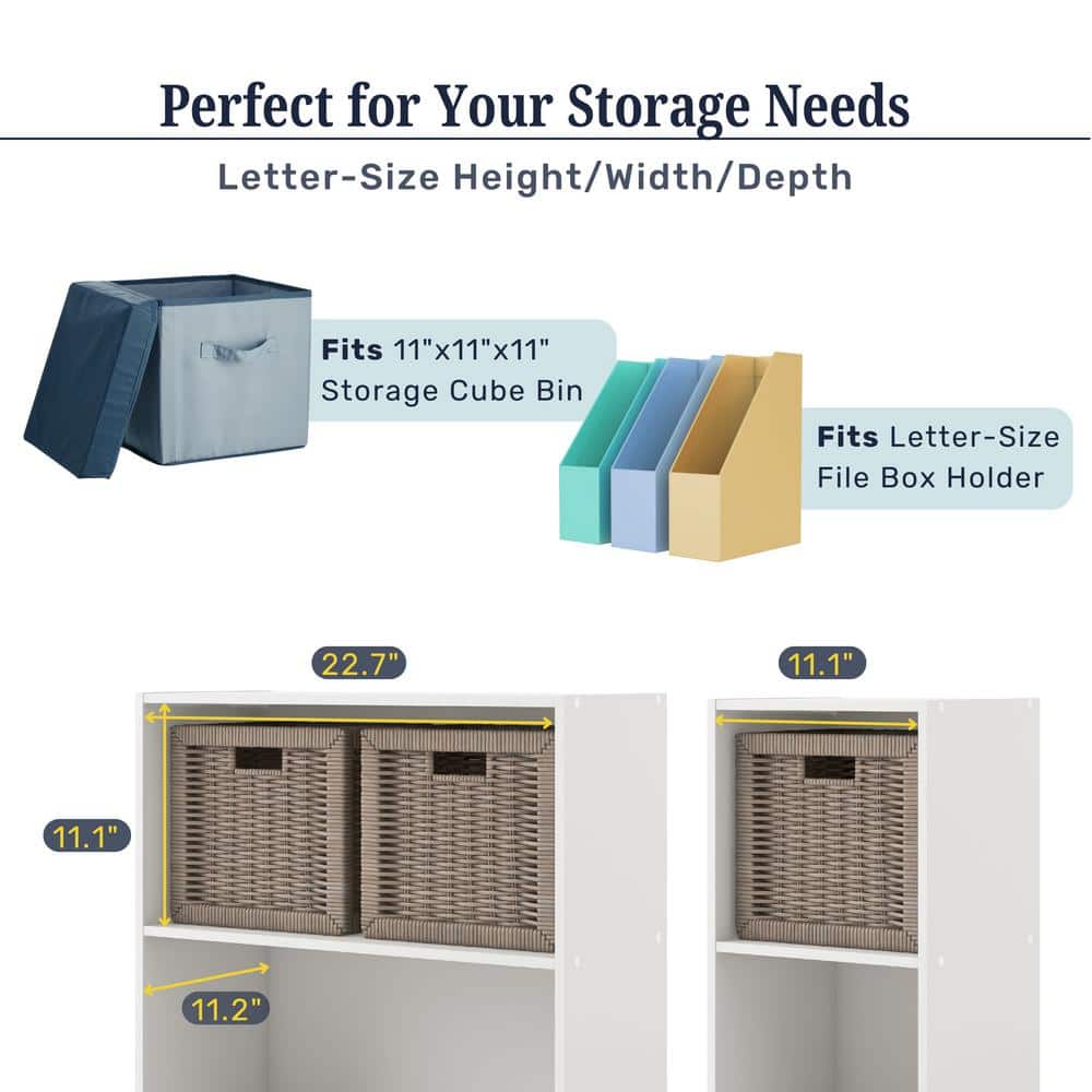 Light Blue Stackable 2-Drawer Kids Storage Cabinet