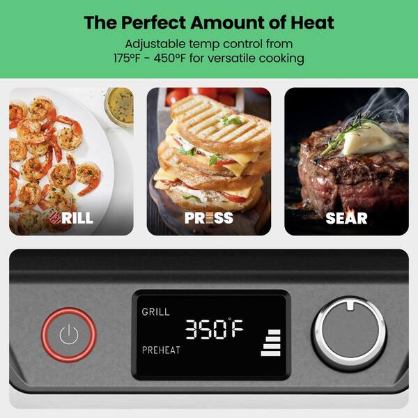 Sear & Press Grill - Temperature Control