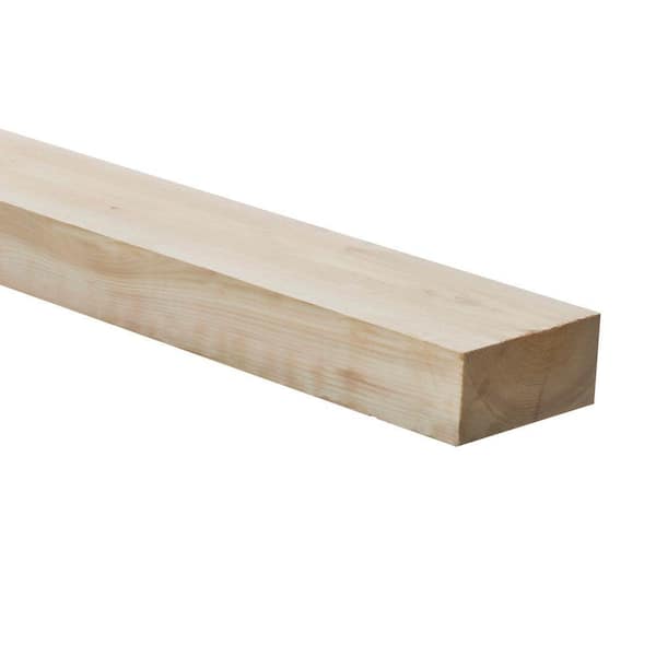 Unbranded 2 in. x 4 in. x 12 ft. S4S Green Western Red Cedar Lumber