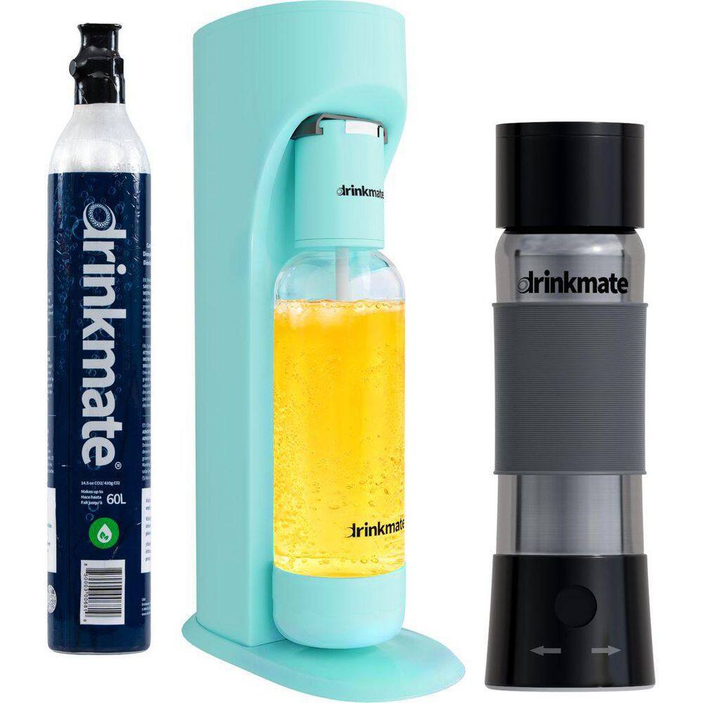 Arctic Blue Sparkling Water and Soda Maker Machine Bundle with 1-60L CO2 Cylinder and 10x 8g CO2 Chargers price history on PriceWatchPro
