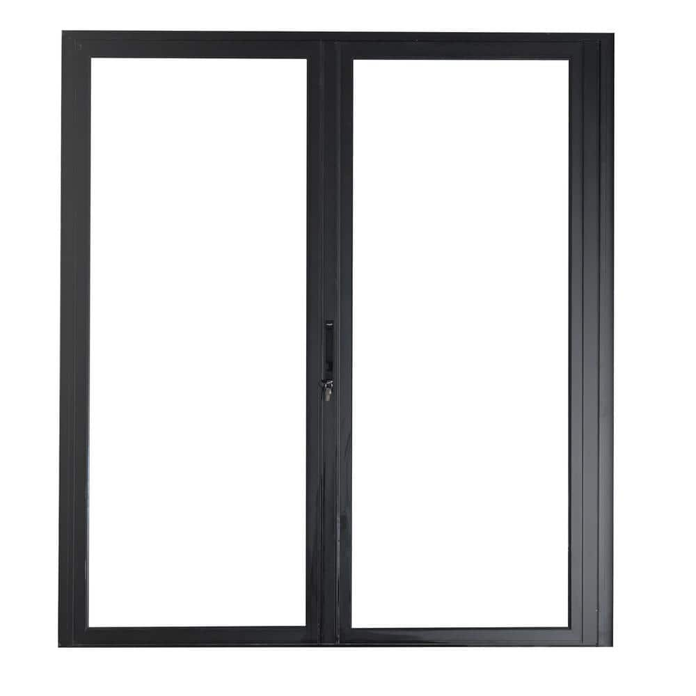 Teza Doors Teza 85 Series 72 In. X 80 In. Matte Black Right To Left 