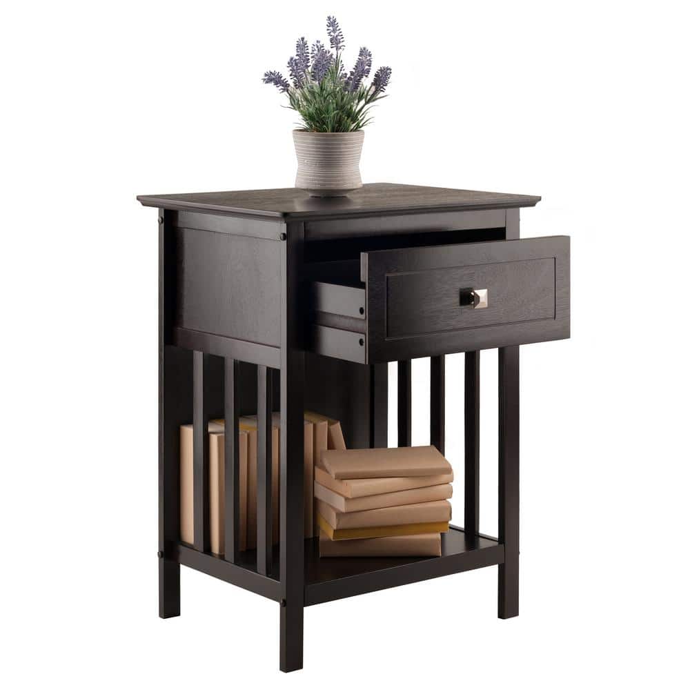 Transitional Marcel Rectangular Coffee Table with Storage Drawer