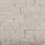 Take Home Tile Sample - Freska Split Face Ledger Panel 6 in. x 6 in. Natural Limestone Wall Tile