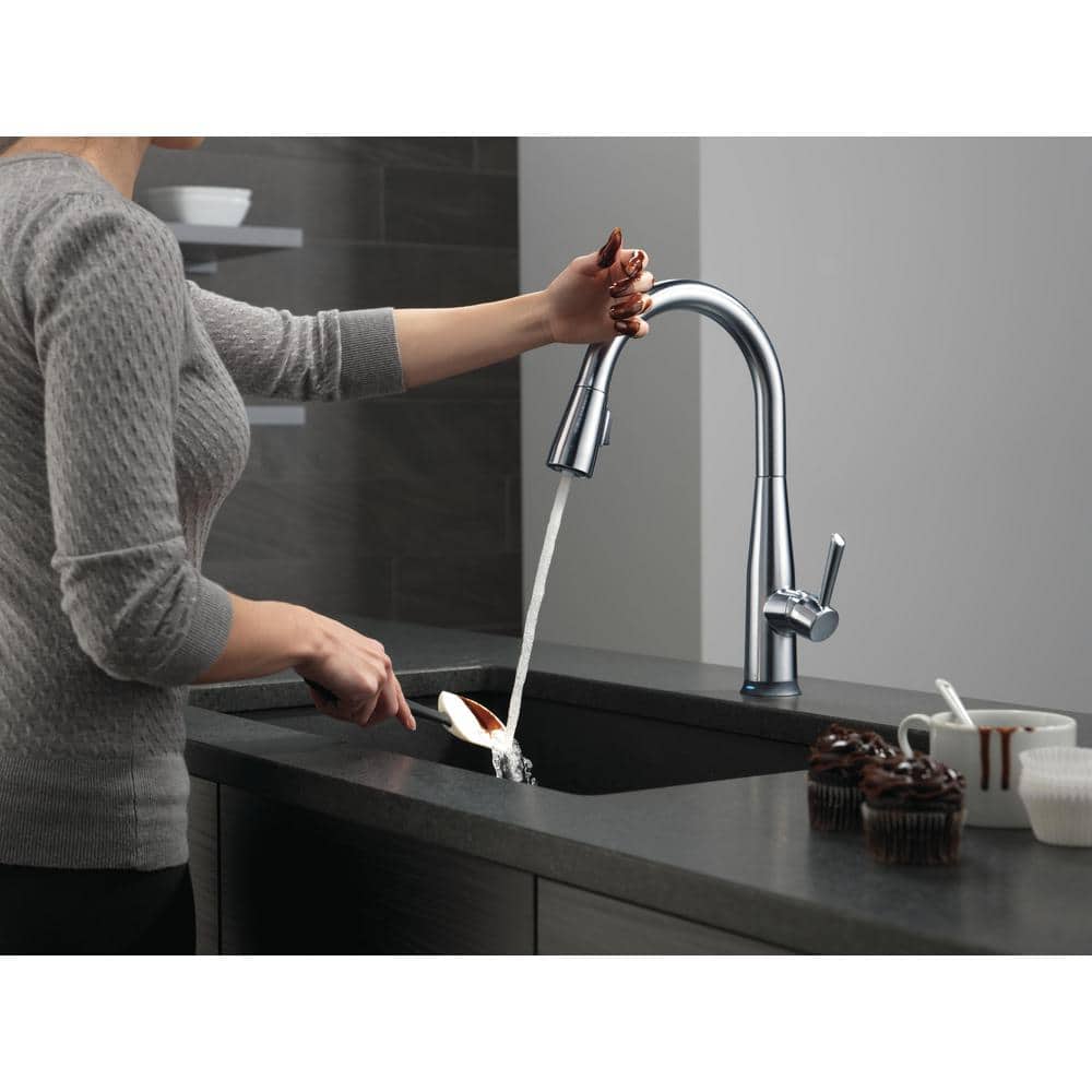 Stainless Steel Pull-Down Kitchen Faucet with Touch Technology