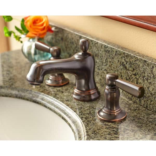 KOHLER Bancroft 8 in. Widespread 2-Handle Bathroom Faucet in Oil