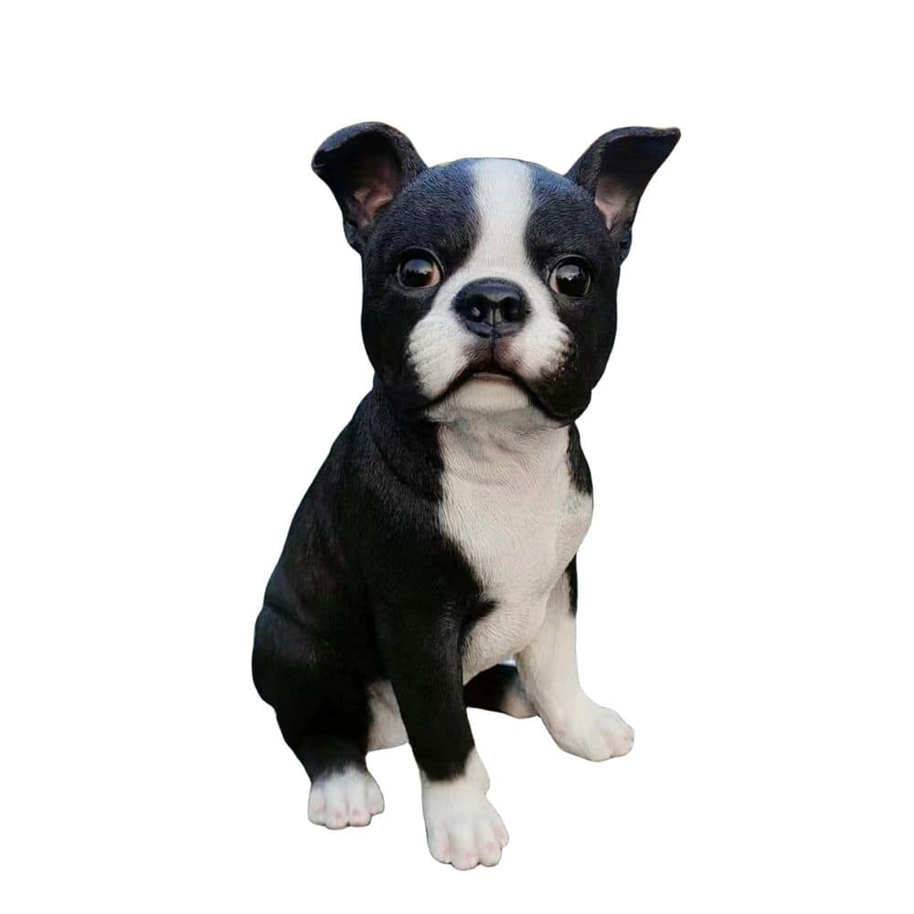 Chic Boston Charmer: Polyresin Figurine in Black and White price history on PriceWatchPro