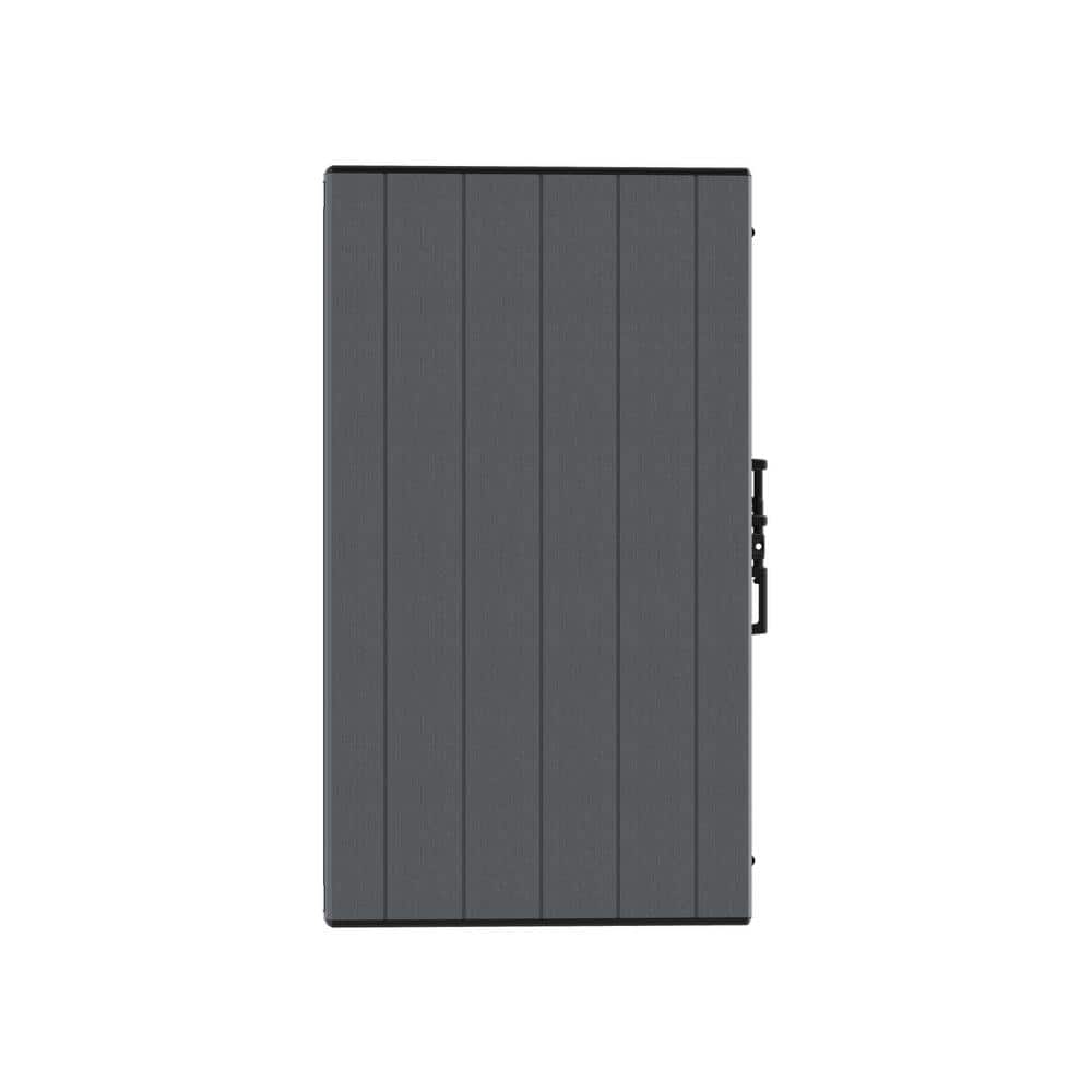 Duramax Gray Polypropylene Resin Outdoor Storage Box with Flat Lid