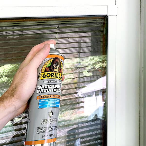 Gorilla 14 oz. Waterproof Patch and Seal Clear Spray Paint 104056 - The  Home Depot