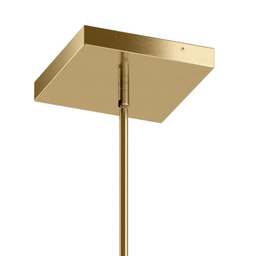 Ciri 19.75" Matte Black and White LED Pendant Light