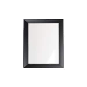 27 in. W x 32 in. H Modern Gallery Black Wall Mirror