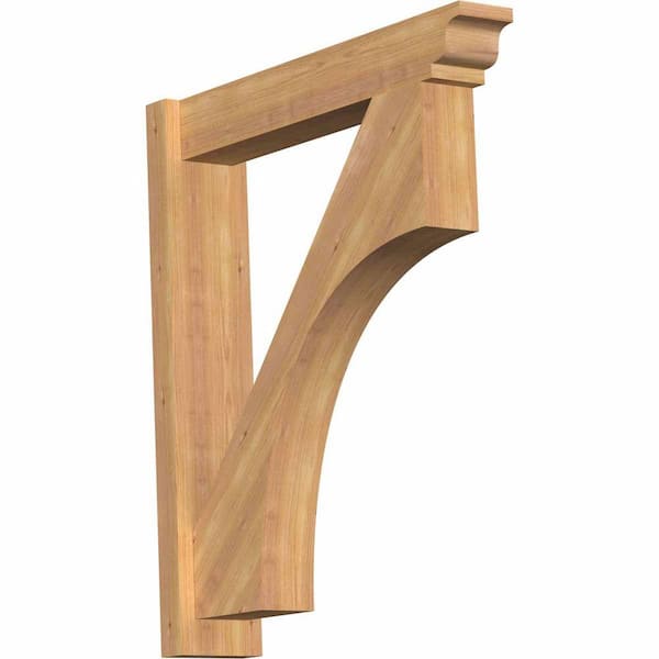 Ekena Millwork 6 in. x 32 in. x 28 in. Western Red Cedar Westlake Traditional Smooth Outlooker