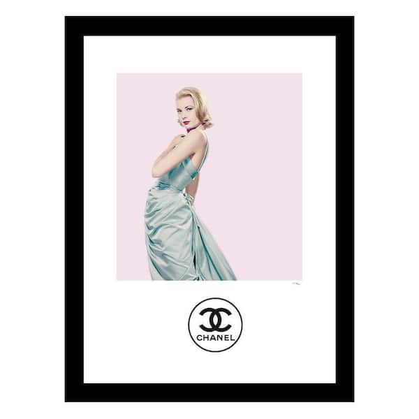 VENICE BEACH Collections Grace Kelly Designer Fashion by Fairchild Paris 1-Piece Framed Graphic Print Abstract Poster Art Print 18 in. x 14 in.