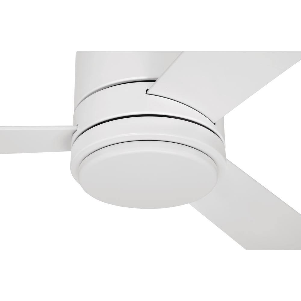 McCoy 52" White Dual Mount Ceiling Fan with LED Light